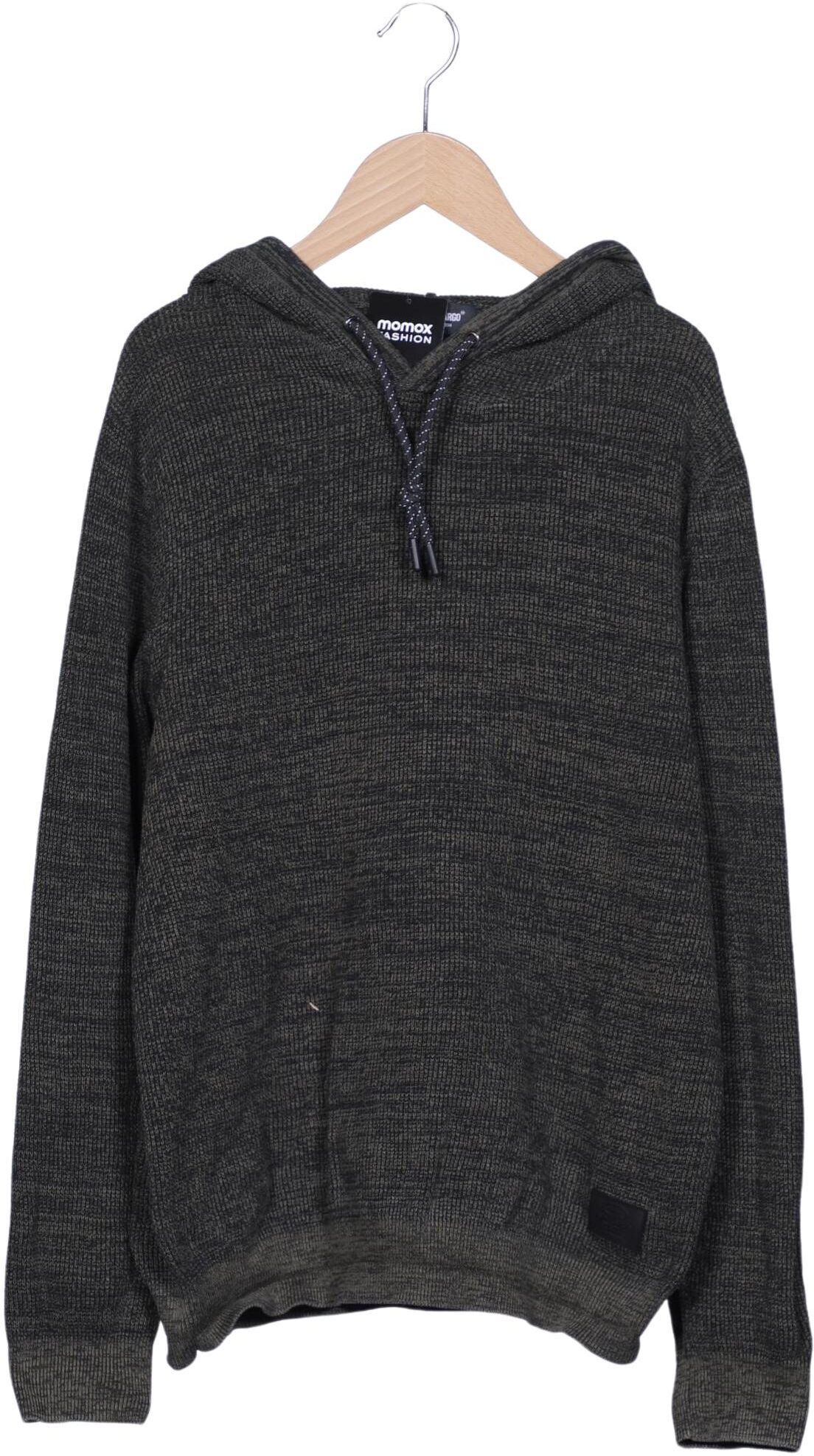 Key Largo Herren Kapuzenpullover, Grau, Gr. M, Baumwolle - Second Hand