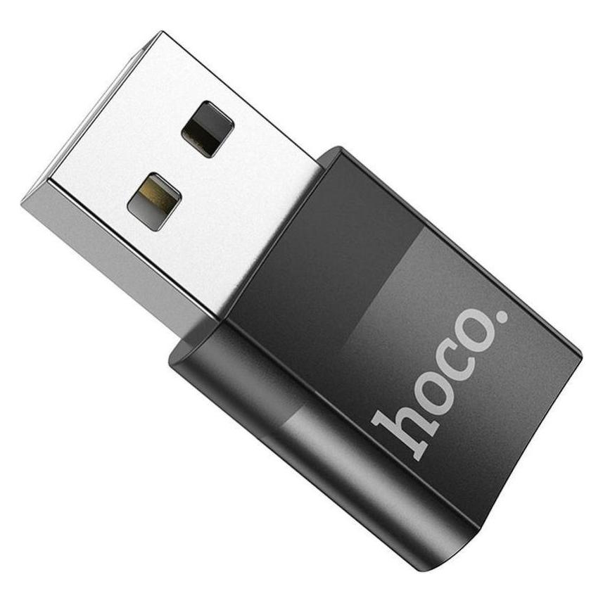 Hoco USB-A (Stecker) auf USB-C (Buchse) Adapter (USB-A, USB-C) (11825)