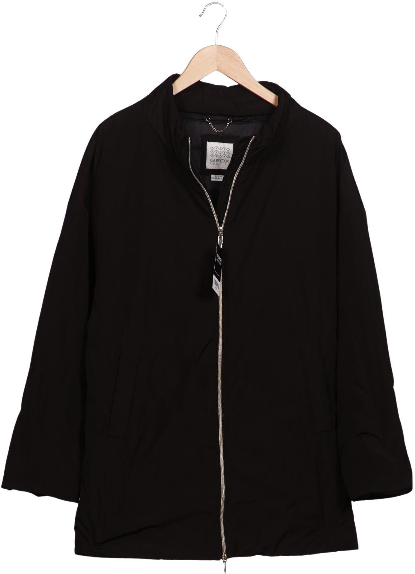 Geox Damen Mantel, Schwarz, Gr. EU 40, Synthetik - Second Hand