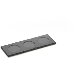 25x  für Mühlen mit 3 Abstellflächen für CLASSIC Mill, 28 x 10 x 1 cm, Naturschiefer