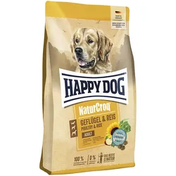 Happy Dog NaturCroq Geflügel pur & Reis 4x1 kg