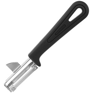 Westmark Sparschäler Gentle 28042270, schwarz, Universal, Edelstahlklinge, Kunststoffgriff
