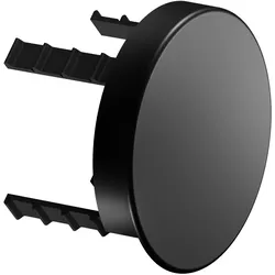 KEUCO IXMO Abdeckblende rund für Rohrunterbrecher, 59949370001, Farbe: Schwarz Matt