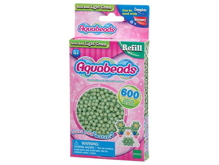 Aquabeads 32538 kralen knutselkralen bijvullen lichtgroen Single lichtgroen