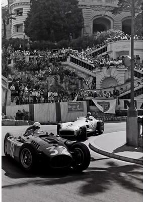 Uplift Essentials Vintage F1 Monaco Racing Poster   Max Verstappen Canvas Wall Art style 5 20 X 28 In