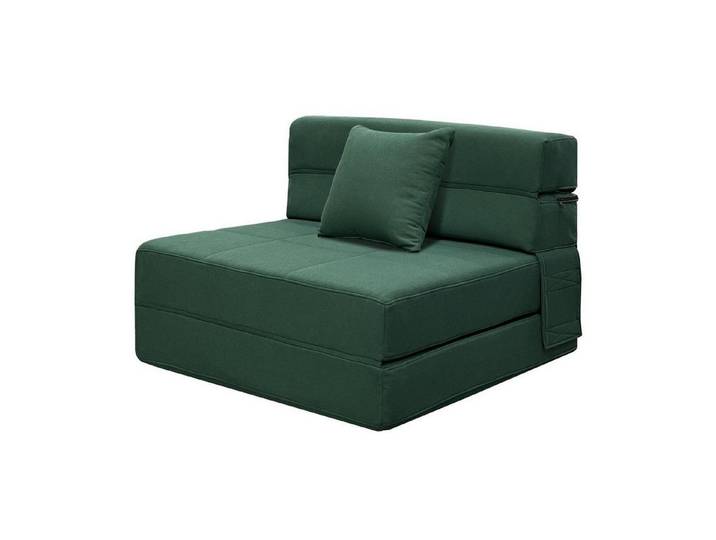 LuxusKollektion Schlafsofa Gästesofa Schlafsofa Klappmatratze Memoryschaum Dunkelgrün Twin