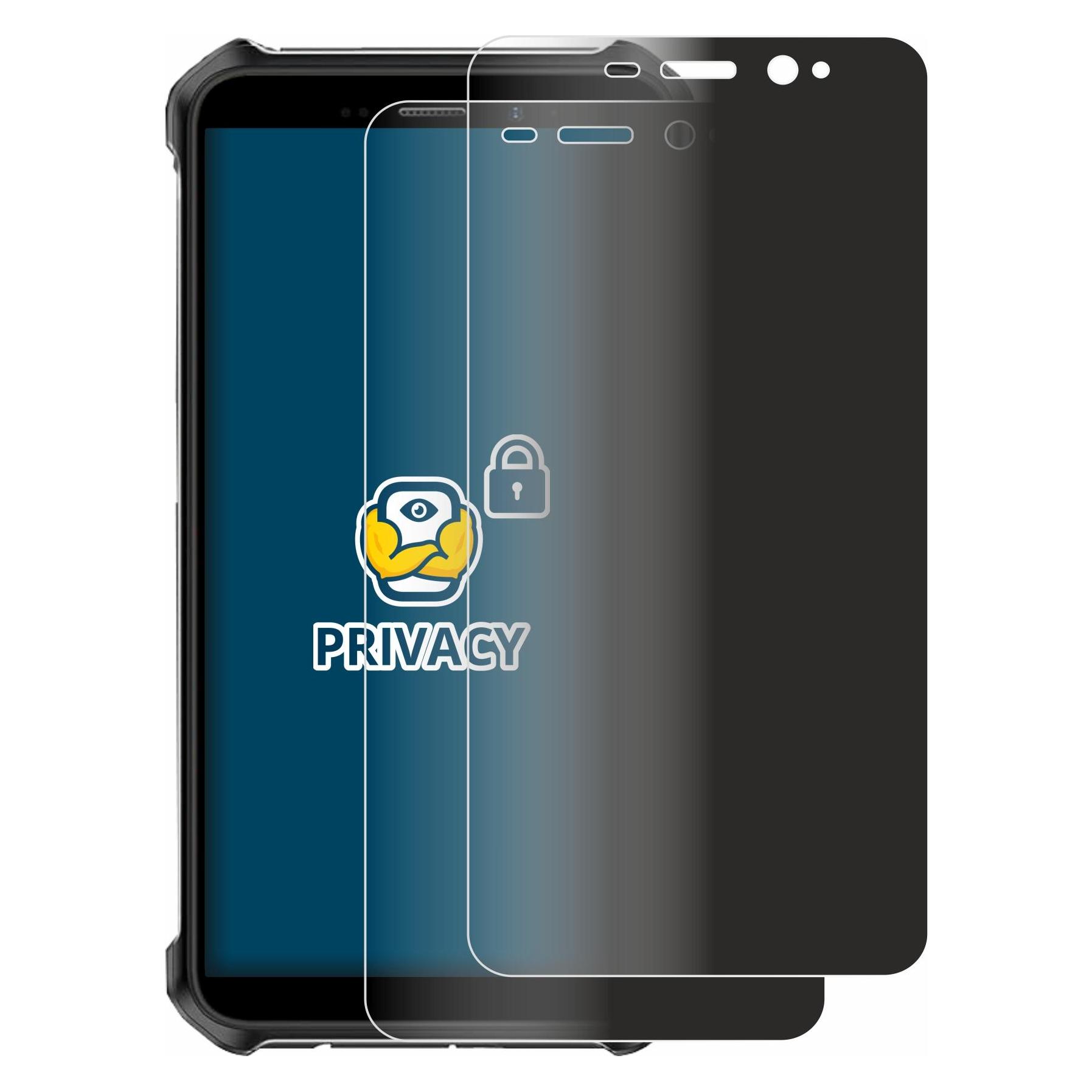 Brotect Sichtschutzfolie Anti-Spy Privacy Folie Blaulicht-Schutz (2 Stk., Ulefone Armor X12 Pro) (4350219)