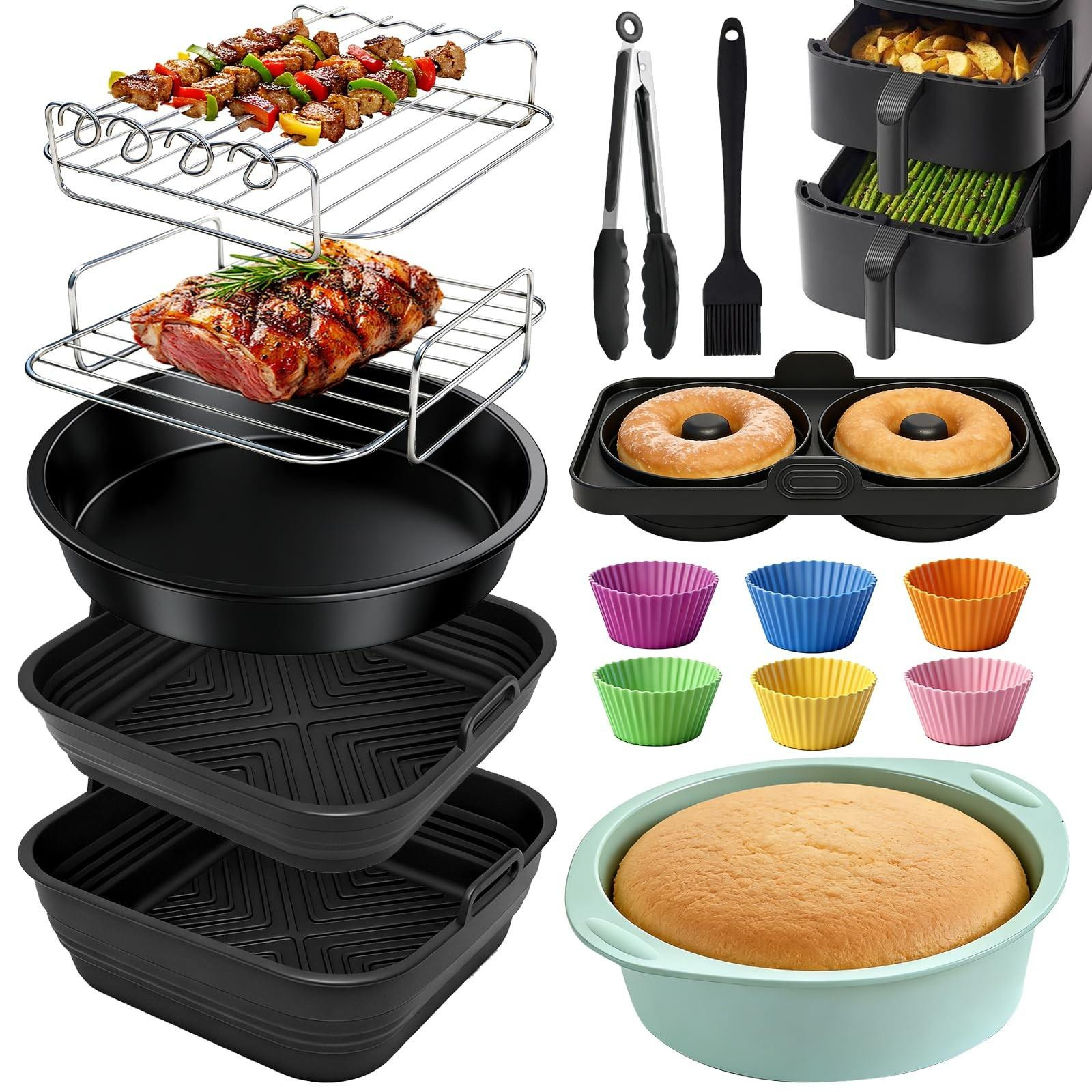 Solidchoice Silicone Accessoires voor Hot Air Fryer 10.8L