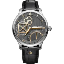 Maurice Lacroix Masterpiece Square wheel Retrograde MP6058-SS001-310-1 - anthrazit,schwarz - 43mm