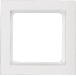 Berker 10116099 Abdeckrahmen 1-fach Q.3 polarweiß, samt