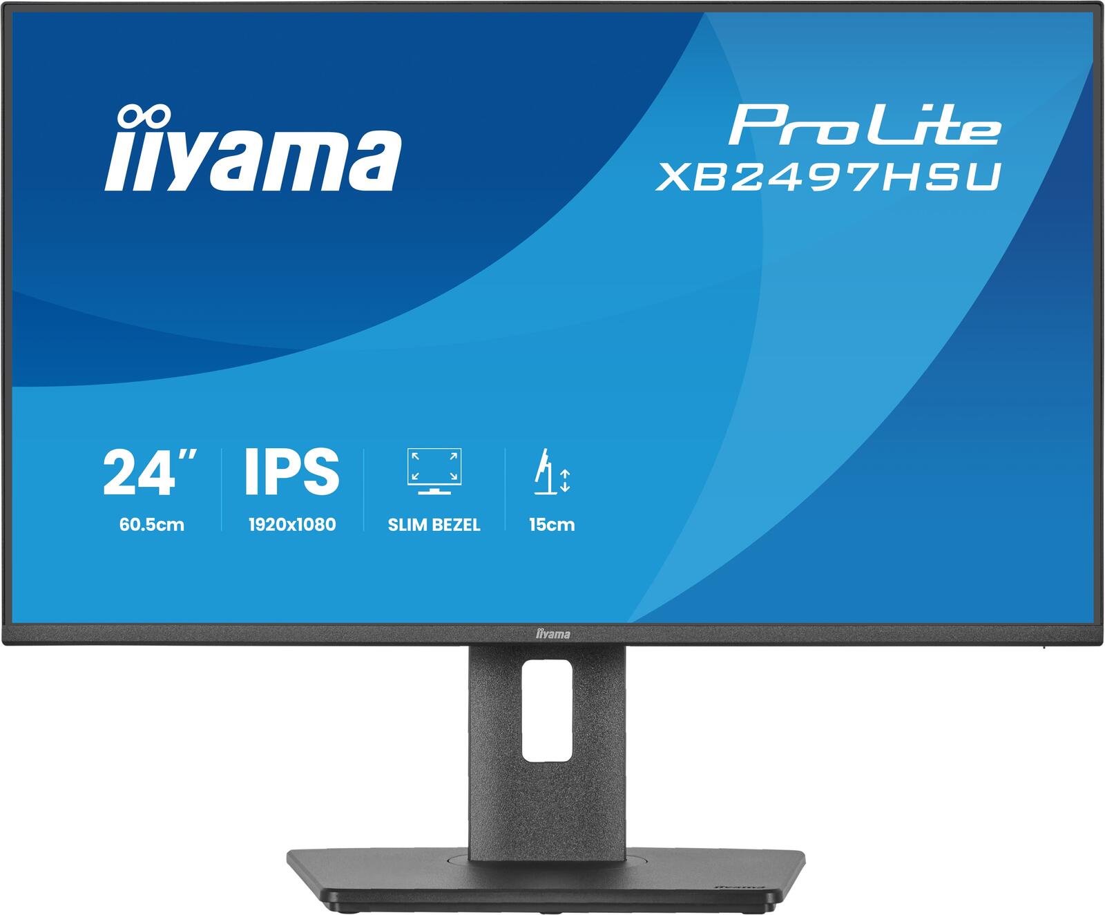 iiyama ProLite XB2497HSU-B1 Monitor 60,5 cm (23,8") mattschwarz