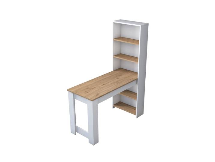 Table de manucure 4 niches l120cm - blanc
