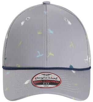 Imperial 5058 The Outtasite Cap in Grey size Adjustable   Polyester