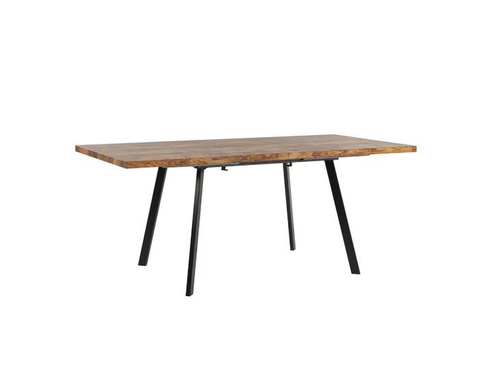 ESSTISCH 140-180/90/76 cm Hellbraun, Schwarz Rechteckig Harlow