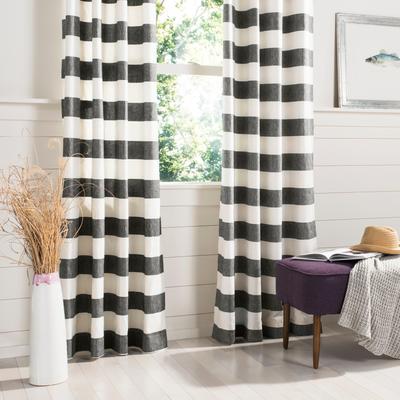 "SAFAVIEH Rafina Linen Cotton Home Accent, Grey - 52"" W x 84"" L"
