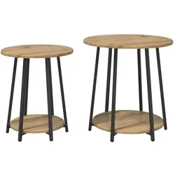 vidaXL, Couchtisch + Beistelltisch, Yaluna
