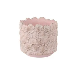 Übertopf   ¦ rosa/pink ¦ Zement ¦ Maße (cm): B: 19 H: 17