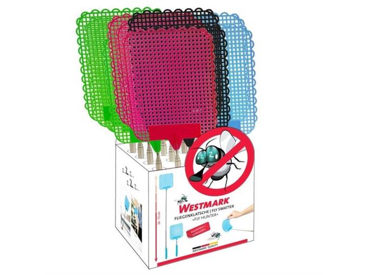 WESTMARK 16 Fliegenklatschen Fly Hunter, 30cm - Farbe: multicolor - Material: Edelstahl/Kunststoff - 1039