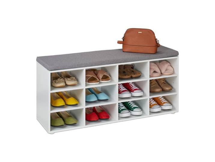Relaxdays Banc à chaussures