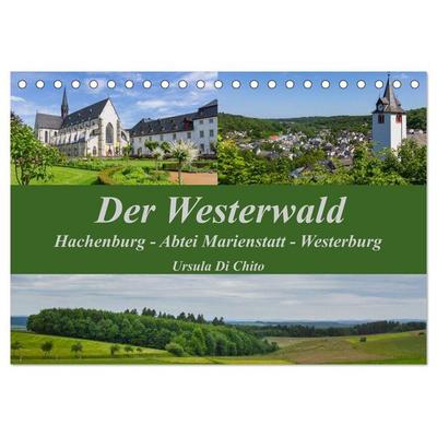 Der Westerwald (Tischkalender 2026 DIN A5 quer), CALVENDO Monatskalender