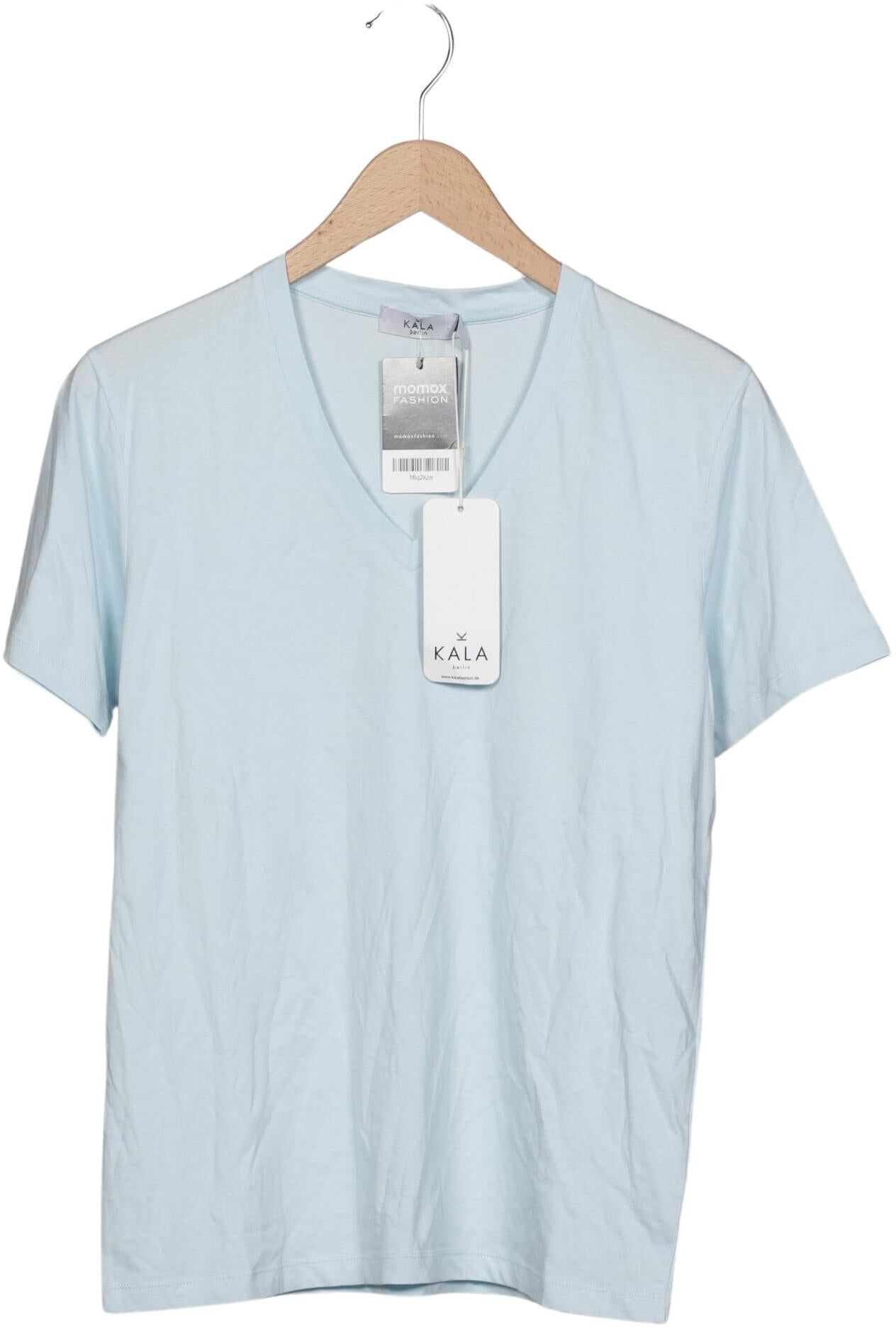 Kala Fashion Damen T-Shirt, Hellblau, Gr. 7Xl, Baumwolle - Second Hand