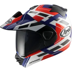 Arai Tour-X5 Match, Endurohelm - Schwarz/Weiß/Rot/Blau - XL