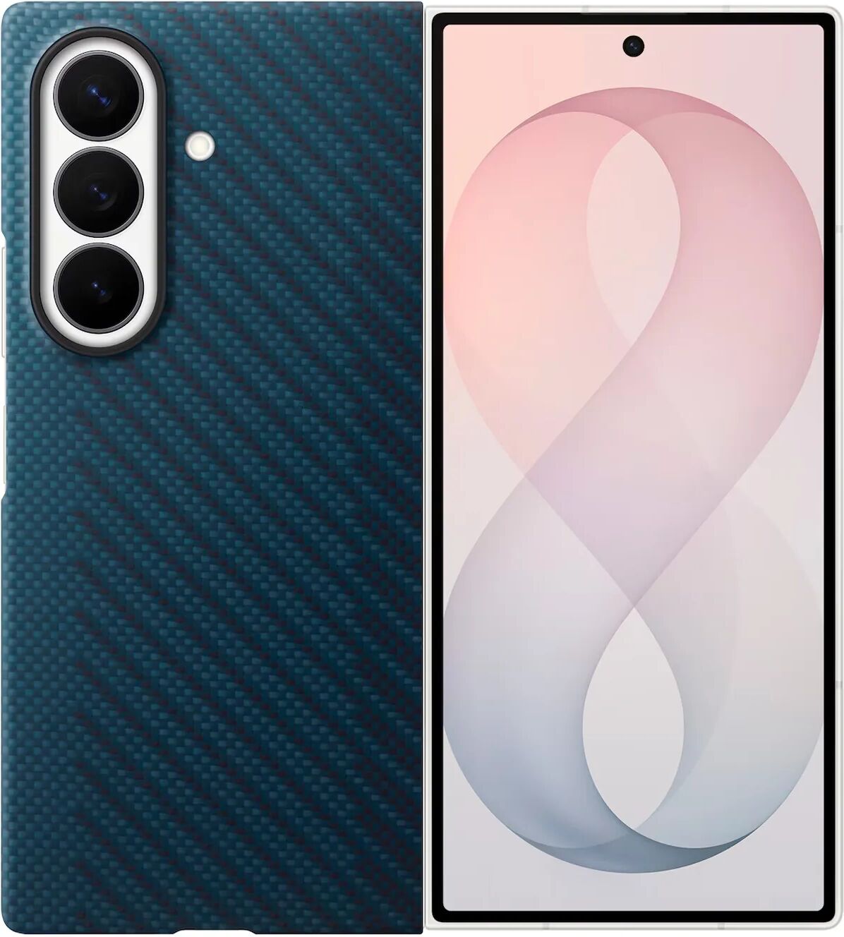 Funda Magnética De Carbono Azul / Samsung Galaxy Z Fold8 Ultra
