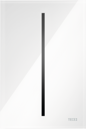 TECE TECEfilo Sensorblende 9242064 Glas, für elektronisches Spülsystem, weiß glänzend