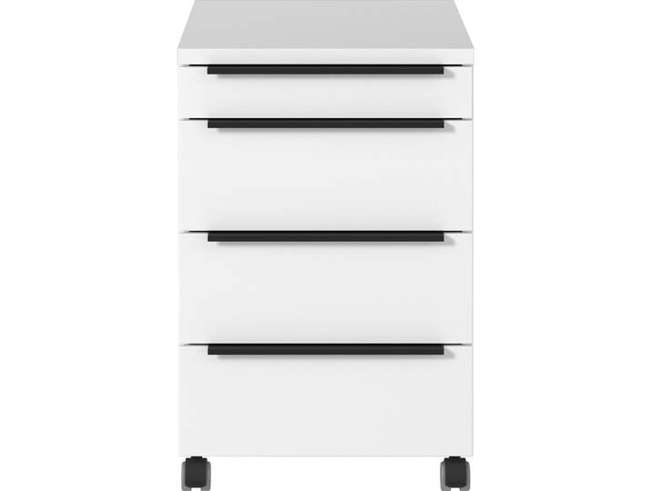 Rollcontainer Rya weiss Holzwerkstoff B 42 H 63 cm