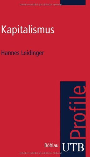 Hannes Leidinger - Kapitalismus. UTB Profile (Uni-Taschenbücher S) - Preis vom 30.09.2026 22:30:23 h