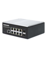Intellinet 8-Port Gigabit Ethernet PoE+ Web-Managed Industrie-Switch mit 2 SFP-Ports IEEE 802 1 Gbps Power over (508278)