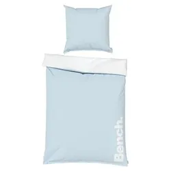 Bench. Wendebettwäsche Schriftzug Baumwoll Renforcé Einzelbett, 2tlg.