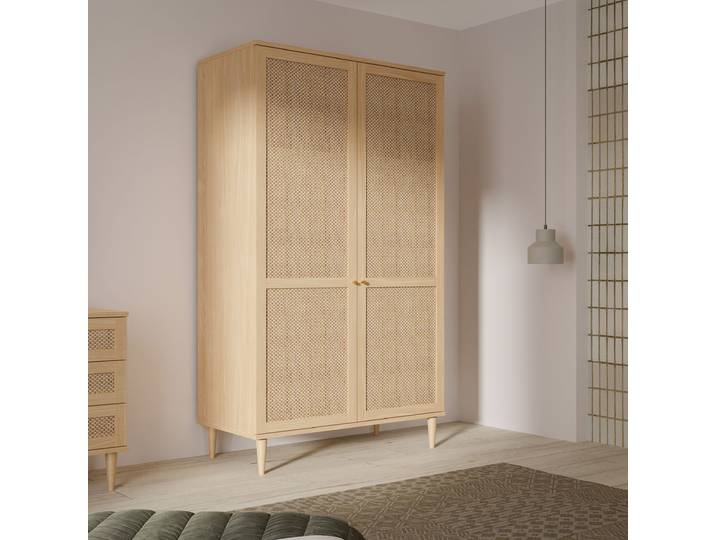 Armoire à portes battantes 110cm Marron