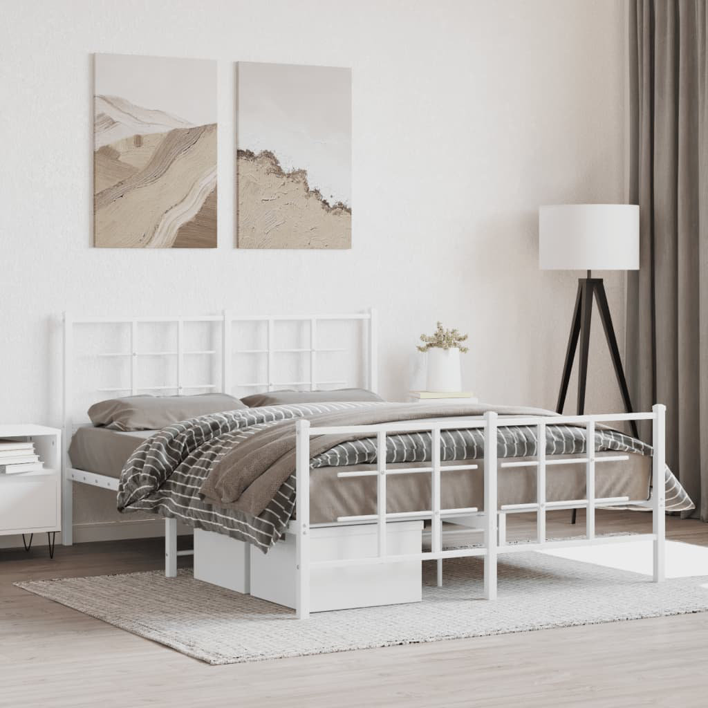 Marlow Home Co. Amyliah Bed Frame White 140 x 190 cm