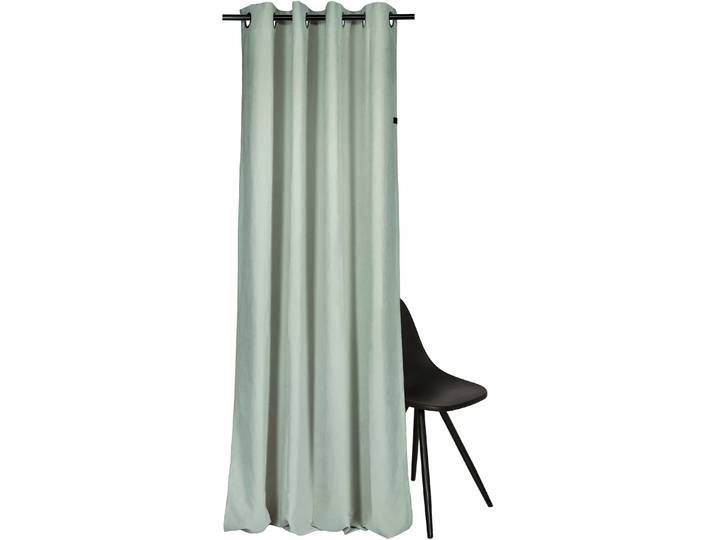 Vorhang Peachy Gr. 1, grün (grün, hellgrün, pastel), B:130cm H:250cm, Polyester, SCHÖNER WOHNEN-KOLLEKTION, Gardinen, Vorhang
