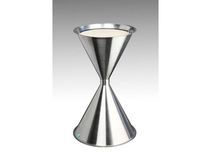 PROREGAL® Mülleimer Klassischer Standascher für Innen- Außenbereich 73x40x40cm Edelstahl
