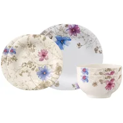 Villeroy & Boch, Geschirrset, Mariefleur Gris Basic Basic-Set (6 Stk.)