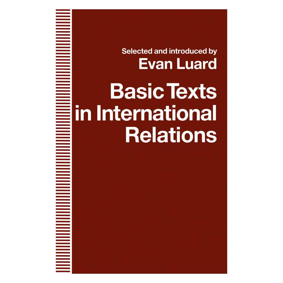 Springer Basic Texts in International Relations (Englisch, Softcover, Evan Luard) (55810863)