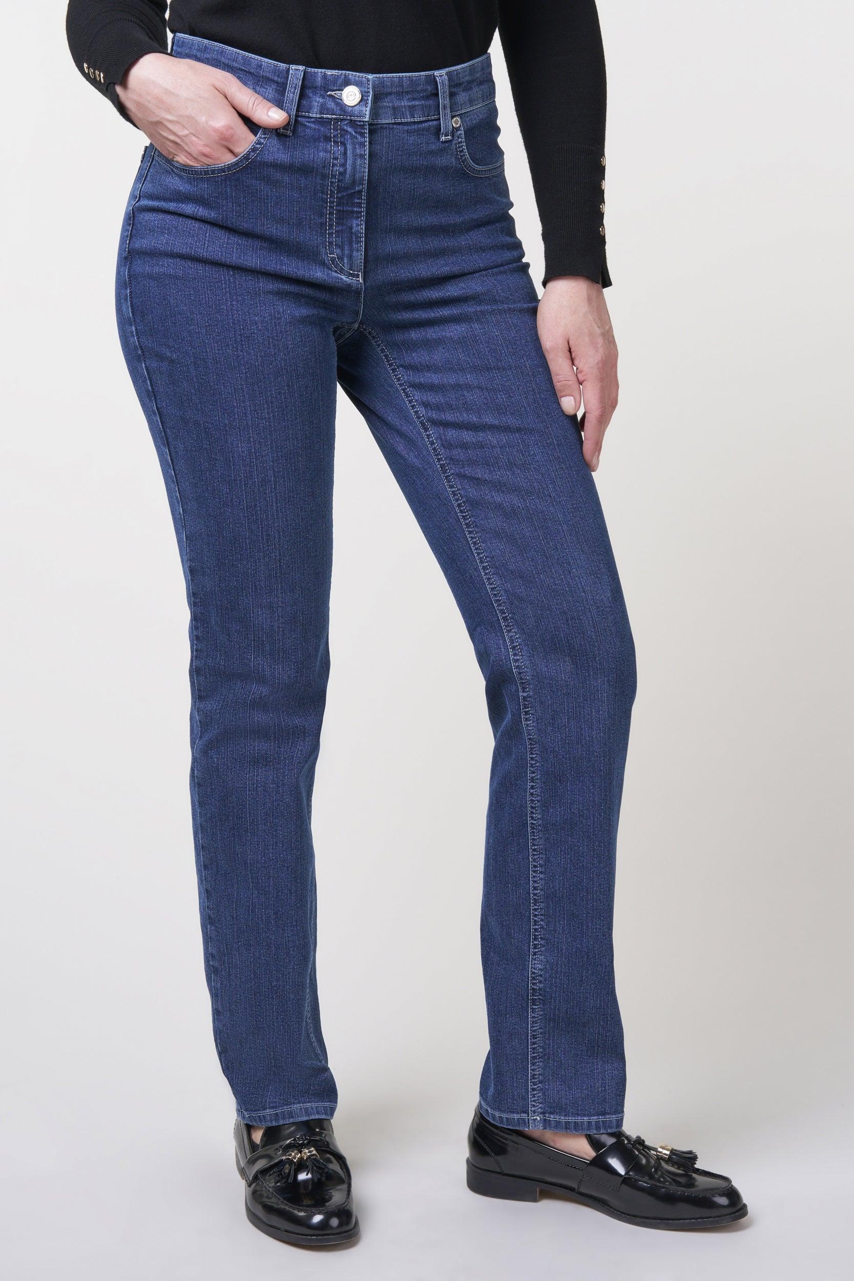 Kora Denim Klassiker Gerade Jeans | Steinblau