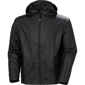 Helly-Hansen Arbeitsjacke Voss, 70180, Regenjacke, schwarz, wasserdicht, Größe L