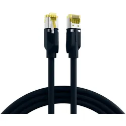 EFB IPK-6A-M-HFR-SW-0300 INFRALAN® RJ45 Patchkabel S/FTP, Cat.6A, TM31, UC900, 3m, schwarz IPK6AMHFRSW0300
