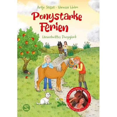 Ponystarke Ferien. Unverhofftes Ponyglück (Band 2), Gebundene Ausgabe von Antje Szillat,Vanessa Holm, Schneiderbuch, 978-3-505-15358-7