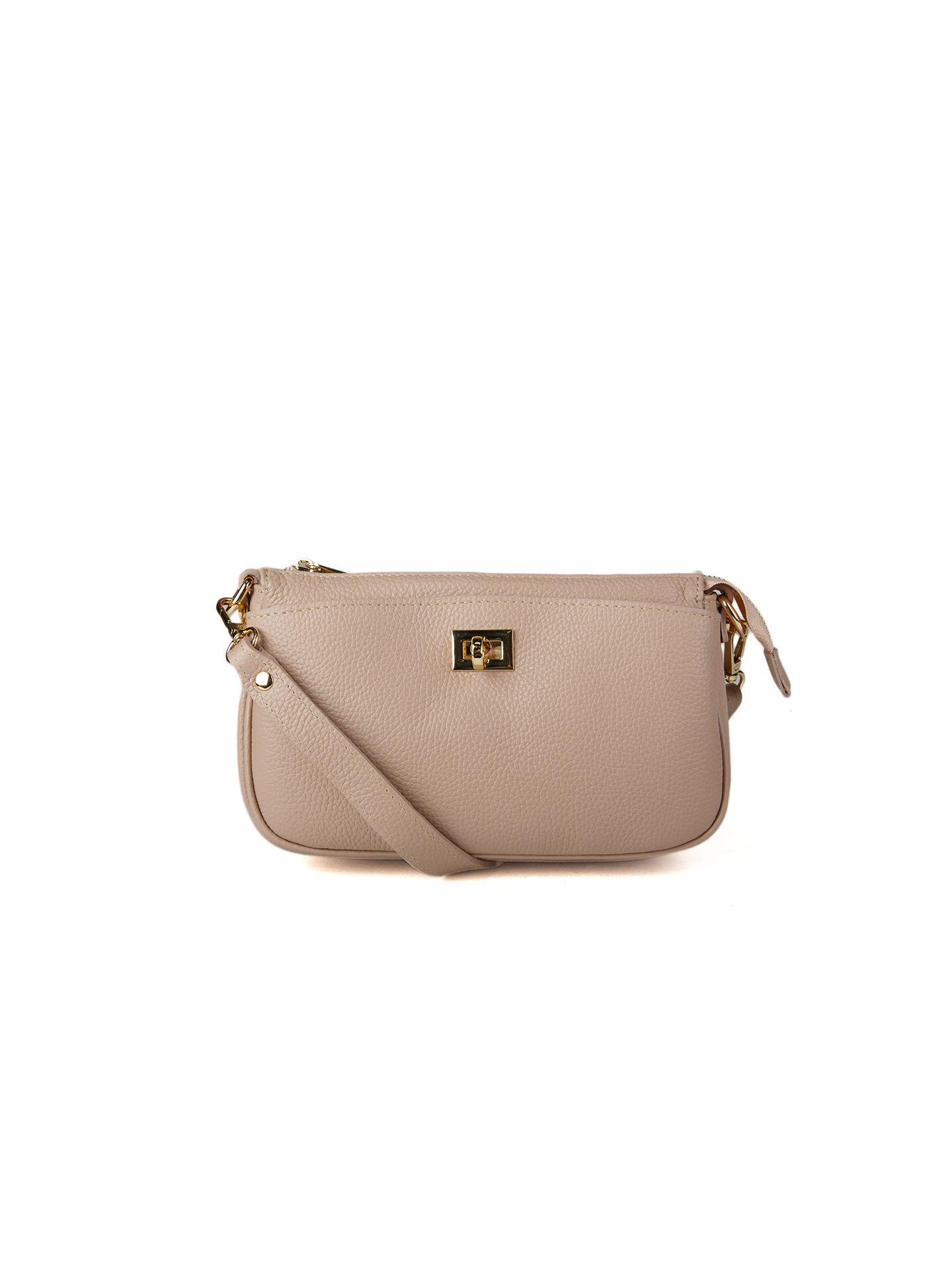 Giulia Monti Schultertasche Rosa Damast