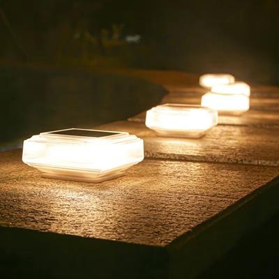 Inspired Finds 30 LED Solar Post Cap Light Waterproof Outdoor Fence Deck Pillar Lamp 30 LED Solar Post Cap Light Waterproof Outdoor Fence Deck Pillar Lamp
