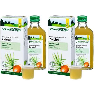 Zwiebelsaft Schoenenberger Bio 2x 2x200 ml Saft