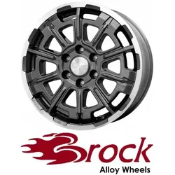 Brock B45 7x17 5/118 ET62 himalaya-grey voll-poliert