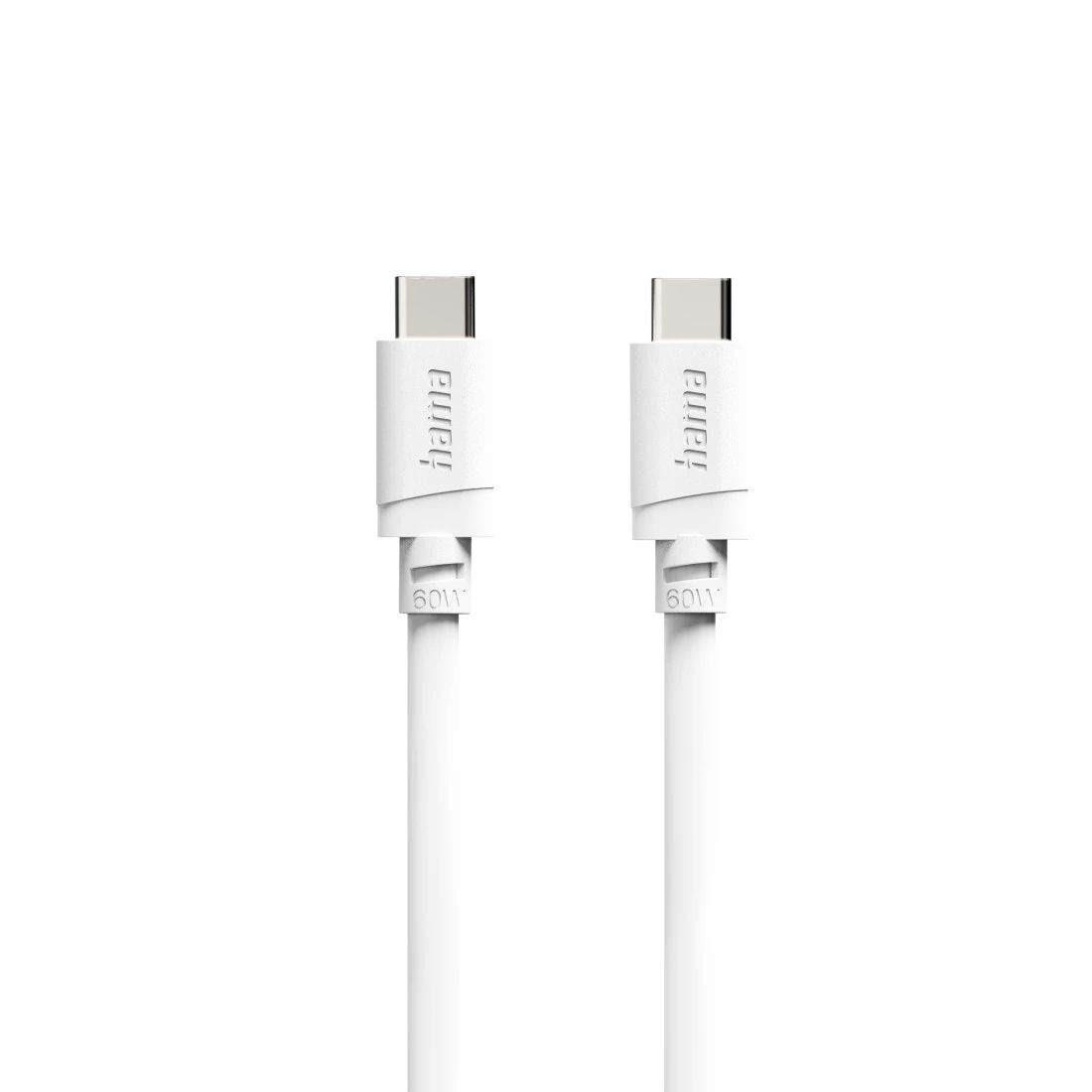 Hama 480 Mbit/s Stecker USB C auf USB C 2 m 201809 (Weiß) 00201809