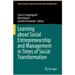 Learning about Social Entrepreneurship, Fachbücher von Luise Li Langergaard, Katia Dupret, Jennifer Eschweiler