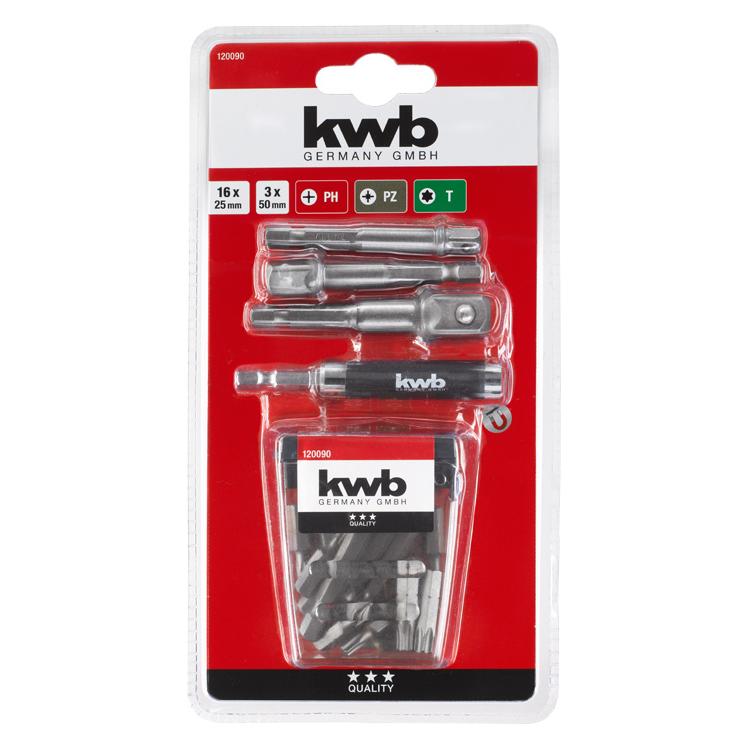kwb Bit Set 23tlg. + Nuss Adapter (120090)