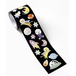 Stickerrolle SPACE SAFARI 4 m 320 Teile